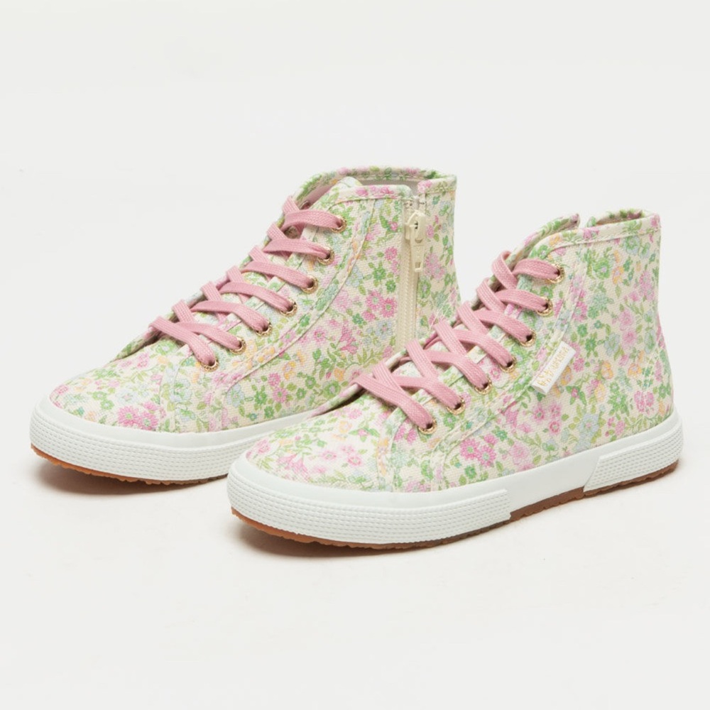 SUPERGA x LoveShackFancy Flowers Girls Sneakers